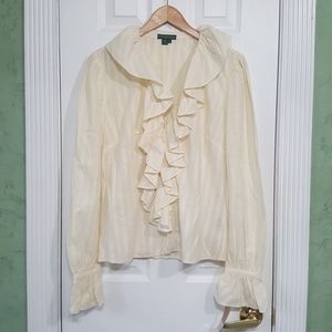 Ralph Lauren Ruffle Top
